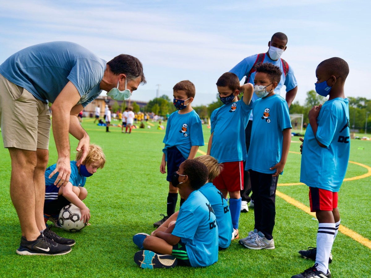 Un campamento en Washington DC donde el fútbol es el que manda