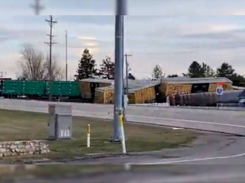 20 vagones de un tren se descarrilaron nuevamente en Ohio