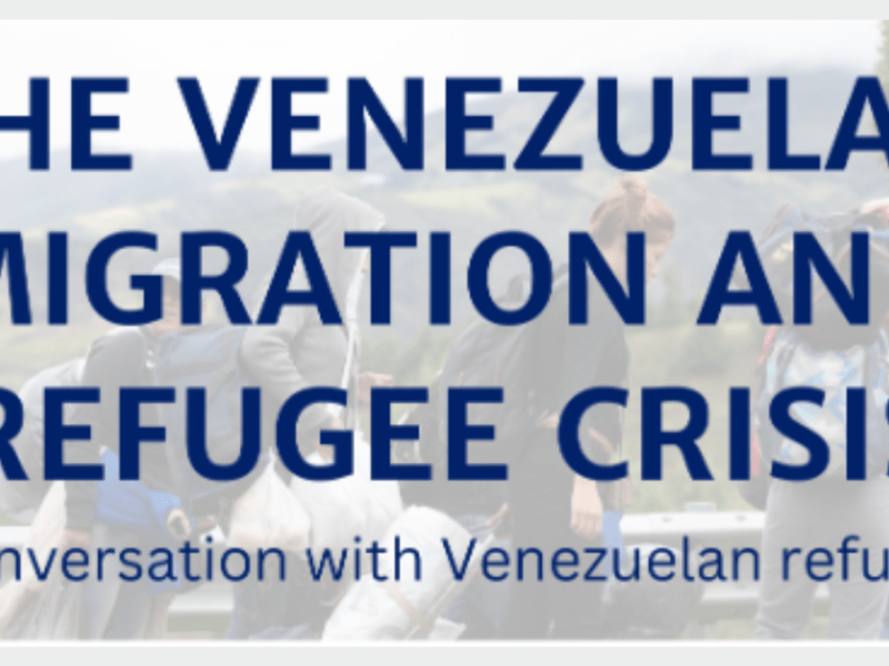 “The Venezuelan migration & refugee crisis”: descubre lo que viven los migrantes a través de la historia de tres refugiados venezolanos