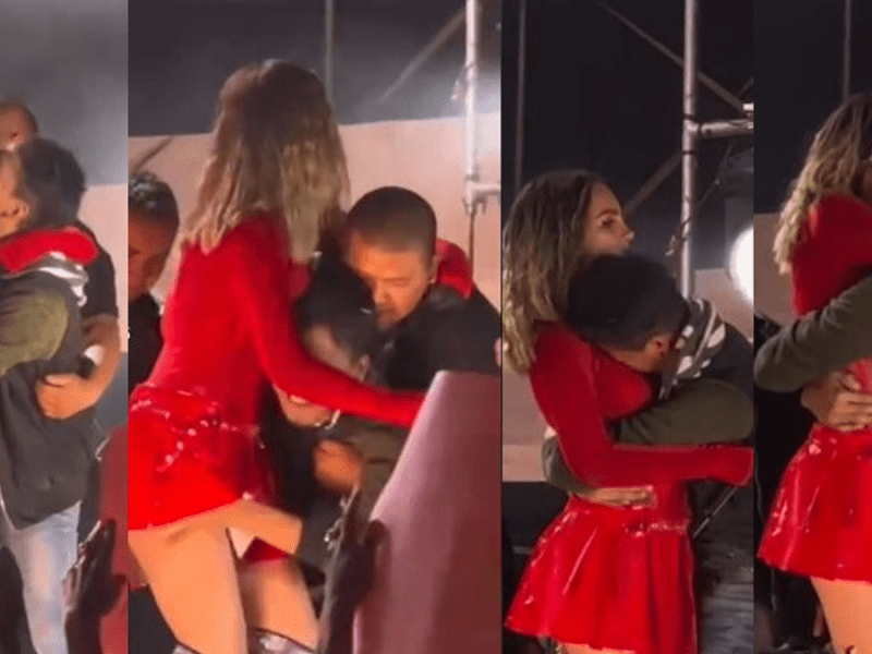 Un fan interrumpió el show en vivo de Belinda en Guanajuato, México