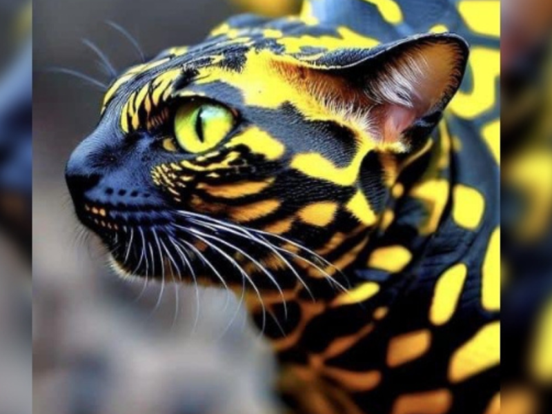 ¿Es real la foto del gatoserpiente que supuestamente vive en el Amazonas?