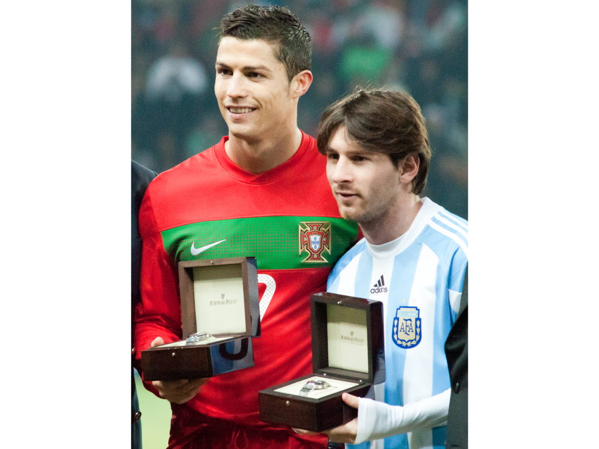 Competencia fuera del terreno de juego. Cristiano Ronaldo y Lionel Messi