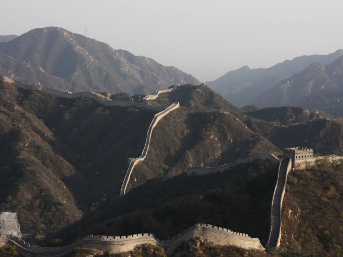 Rompieron la Gran Muralla China para hacer un atajo e ir a trabajar